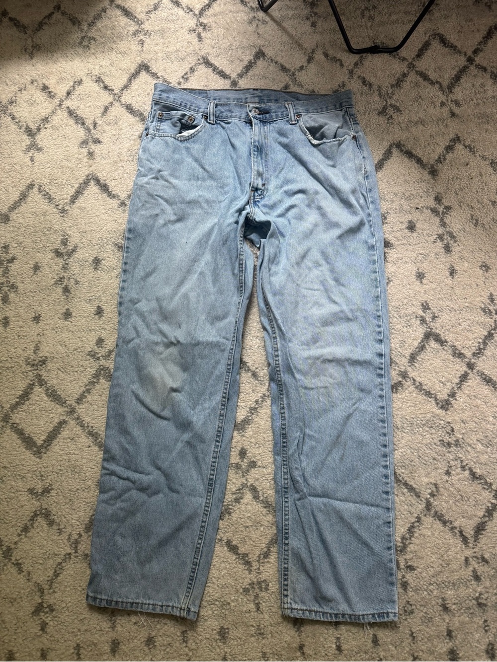 Levis Vintage Light Blue Relaxed Fit Jeans